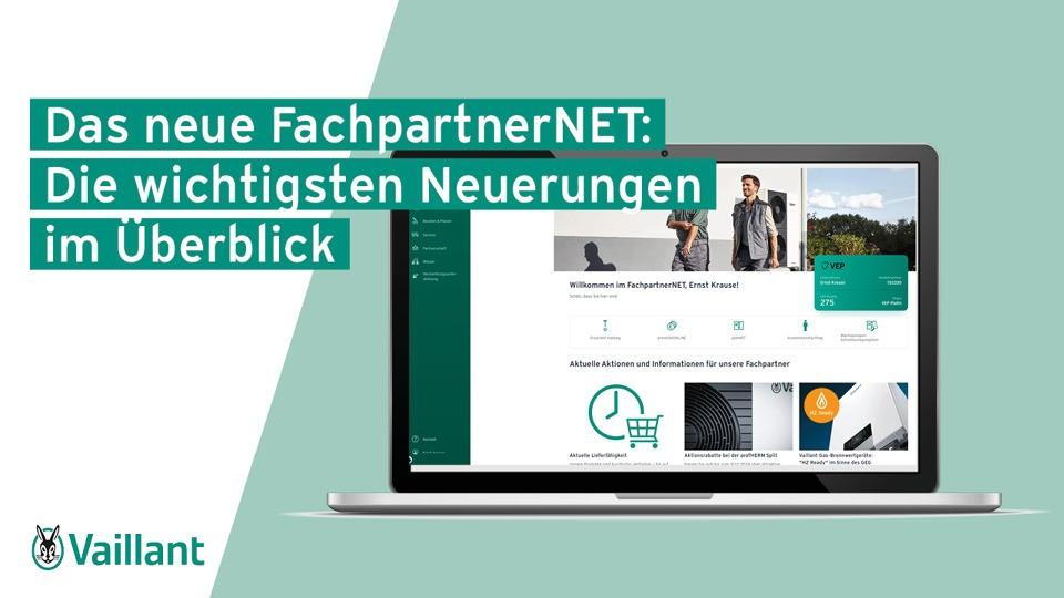 Das neue Vaillant FachpartnerNET